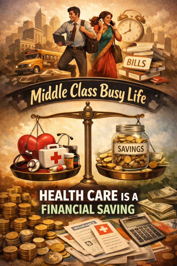 Middle class, health care, health insurance, financial saving