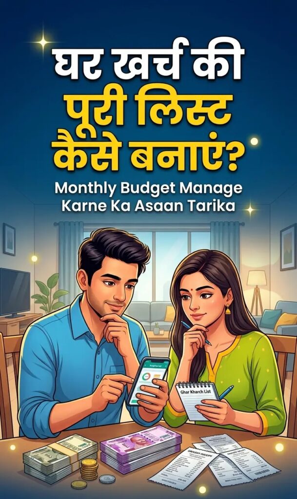 Ghar kharch list kaise banaye